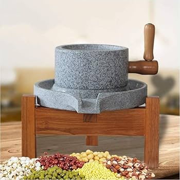 【美品】　洗浄済み　石臼　挽き臼 美品】 洗浄済み 石臼 挽き臼